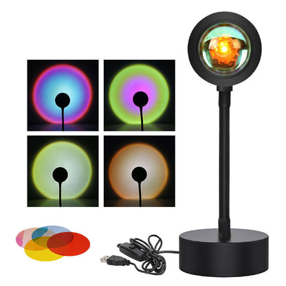 Sunset Glow Projector – Night Light & Room Decor