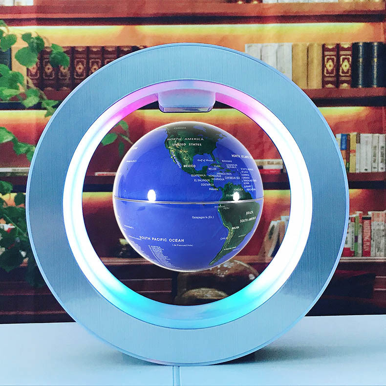 LED Magic Floating Globe – Magnetic Levitation World Map
