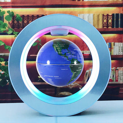 LED Magic Floating Globe – Magnetic Levitation World Map