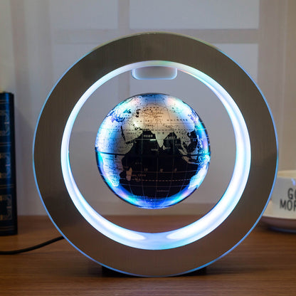 LED Magic Floating Globe – Magnetic Levitation World Map