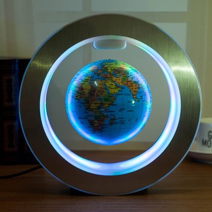 LED Magic Floating Globe – Magnetic Levitation World Map