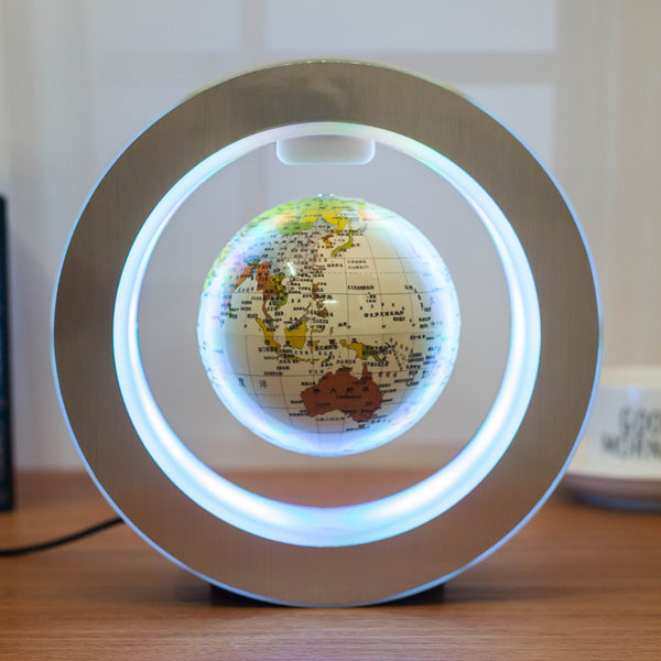 LED Magic Floating Globe – Magnetic Levitation World Map
