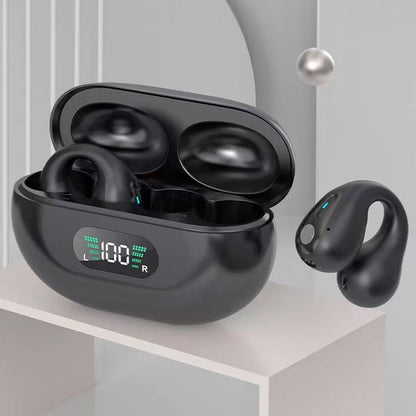 Bluetooth 5.3 TWS Bone Conduction Earbuds – Touch Control & Bass